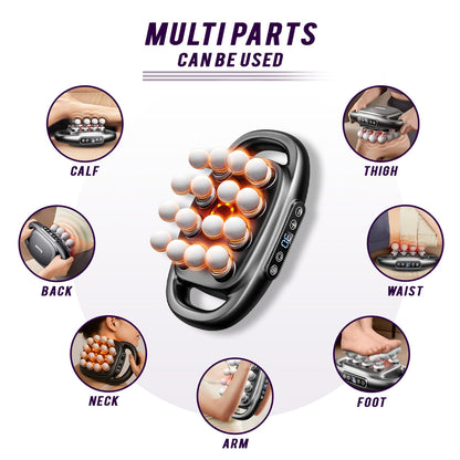 16-Head Muscle Massage Gun Deep Tissue Percussion Massager for Muscle Relaxation & Recovery